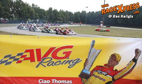 Mooi eerbetoon aan Thomas Knopper tijdens Dutch Rotax Max Challenge